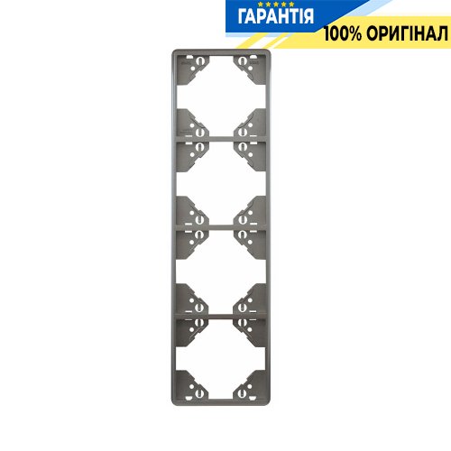 Рамка 4-місна вертикальна «Срібло» Efapel Apolo 5000 50942 TPR