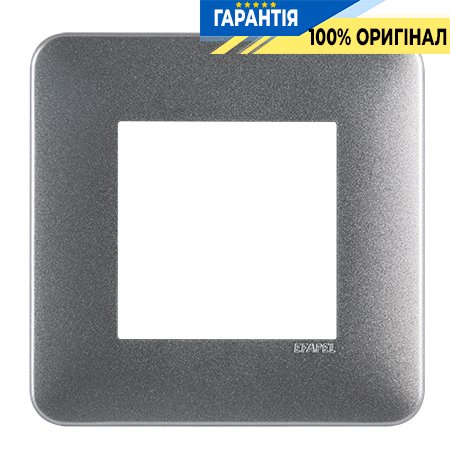 Рамка 1-місна «Алюміній» Efapel Latina Aquarella 42910 TAL