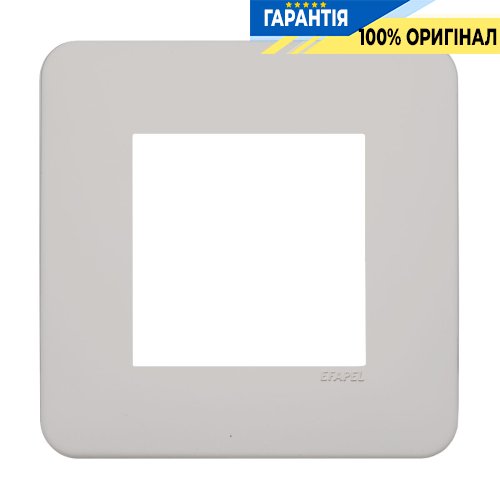 Рамка 1-а «Матовый белый» Efapel Latina Aquarella 42910 TBM