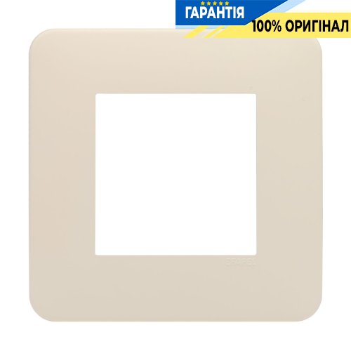 Рамка 1-місна «Слонова кістка» Efapel Latina Lyra 42910 TCE