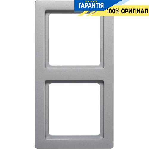 Рамка 2-кратна, алюміній, Berker Q.1 10126084