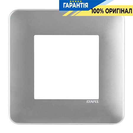 Рамка 1-а «Алюминий» Efapel Latina Metallum 42910 TLU