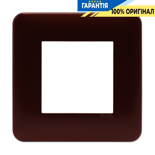 Рамка 1-а «Коричневый» Efapel Latina Metallum 42910 TRB