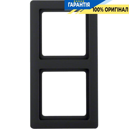 Рамка 2-кратная, антрацит, «Q.1» Berker 10126086