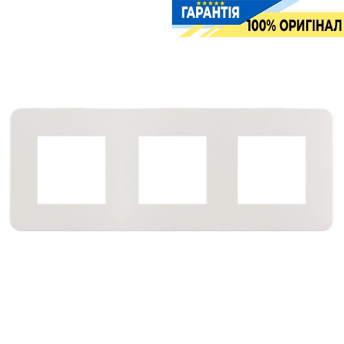 Рамка 3-а «Матовый белый» Efapel Latina Aquarella 42930 TBM