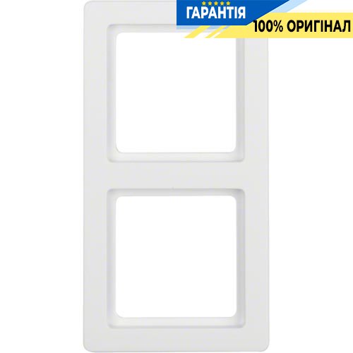 Рамка 2-кратная, полярная белизна, «Q.1» Berker 10126089