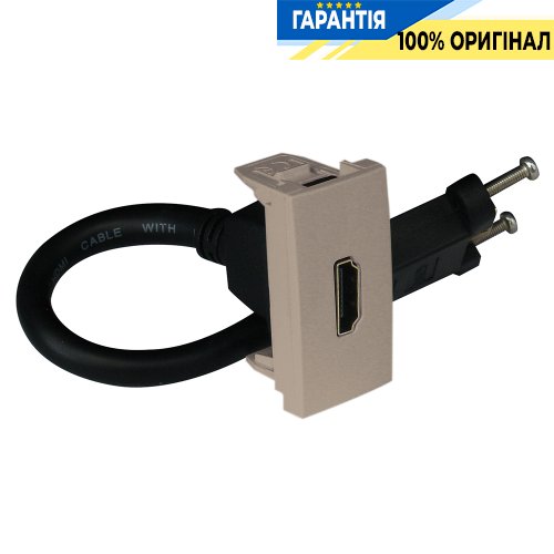 Розетка HDMI с разъёмом 1-мод. «Перламутр» Efapel Quadro 45 45435 SPE