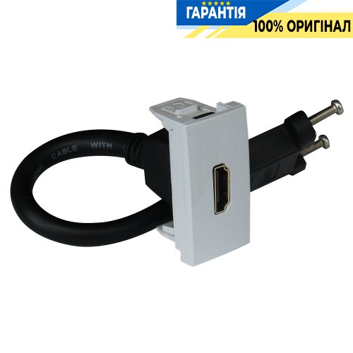 Розетка HDMI із роз'ємом 1-мод. «Льод металік» Efapel Quadro 45 45435 SGE