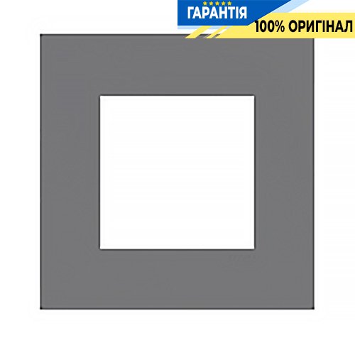 Рамка 1-місна квадрат «Алюміній» Efapel Quadro 45 45910 TAL