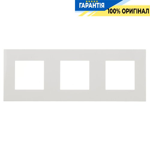Рамка 3-місна квадрат «Біла матова» Efapel Quadro 45 45930 TBM