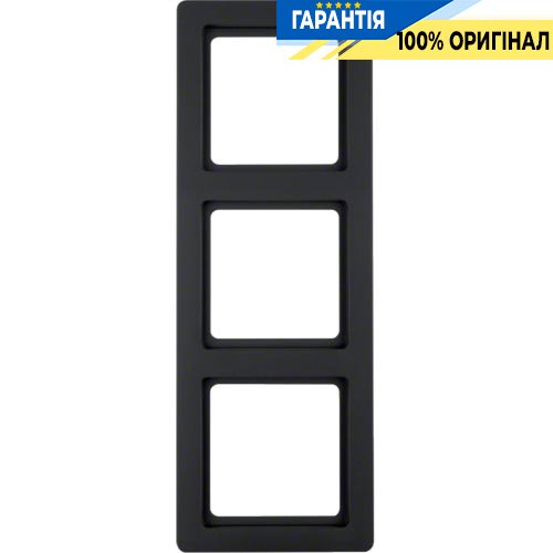 Рамка 3-кратна, антрацит, Berker Q.1 10136086