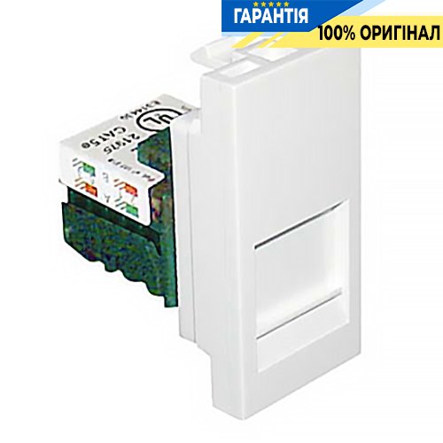 Механізм 1хRJ45 CAT.5E UTP CONNECT 1-мод. «Білий» Efapel 45975 SBR Quadro 45