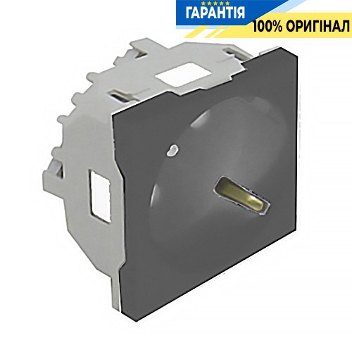 Механізм розетки горизонтальний 2P+Z ШУКО 16А 250V 2-мод. «Алюміній» Efapel 45129 SAL Quadro 45