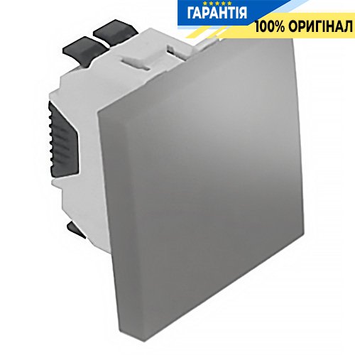 Выключатель Quadro 45 1-кл. 2-мод. «Алюминий» Efapel 45011 SAL