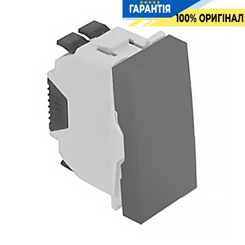 Выключатель Quadro 45 1-кл. проходной 1-мод. «Алюминий» Efapel 45070 SAL