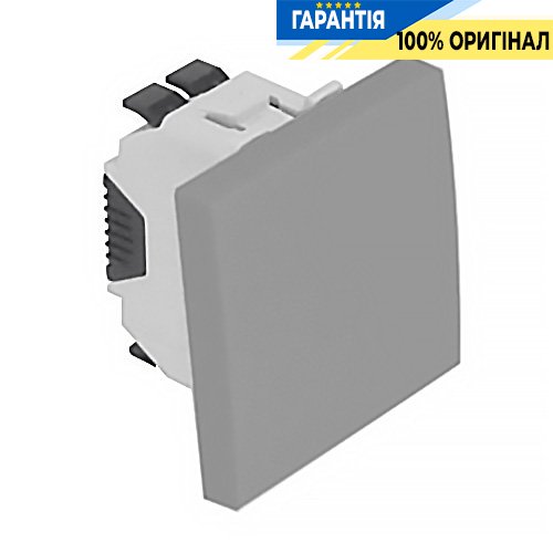 Выключатель Quadro 45 1-кл. проходной 2-мод. «Алюминий» Efapel 45071 SAL