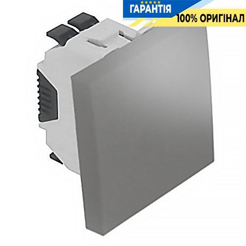 Выключатель Quadro 45 1-кл. перекрестный 2-мод. «Алюминий» Efapel 45051 SAL