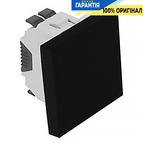 Выключатель Quadro 45 1-кл. перекрестный 2-мод. «Черный мат» Efapel 45051 SPM