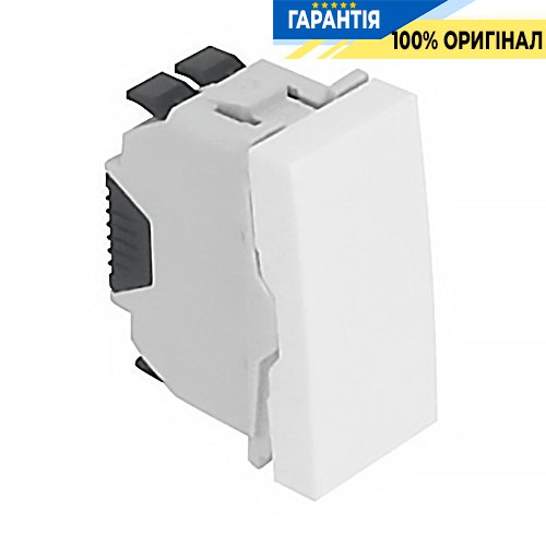 Выключатель Quadro 45 1-кл. перекрестный 1-мод. «Белый мат» Efapel 45050 SBM