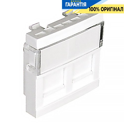Панель для 2хRJ45 CONNECT 2-мод. «Белый матовый» Efapel Quadro 45 45971 SBM