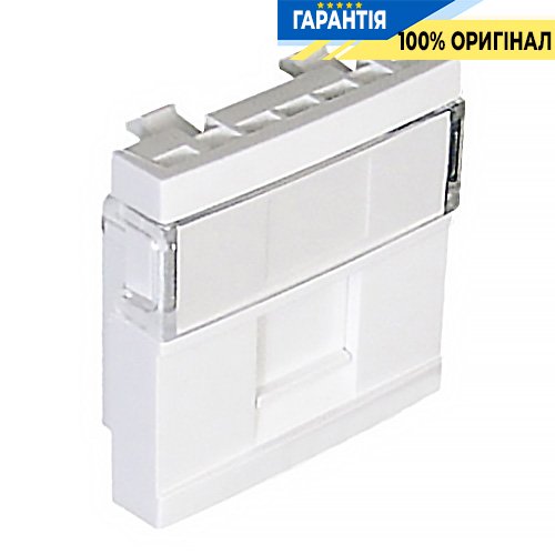 Панель для 1хRJ45 CONNECT 2-мод. «Белый» Efapel Quadro 45 45976 SBR