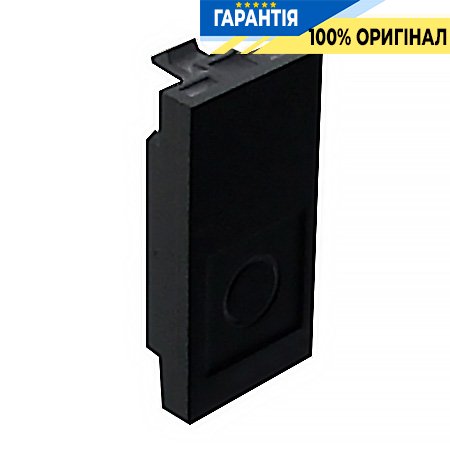 Панель заглушки під коаксальний кабель 1-мод. «Чорний матовий» Efapel Quadro 45 45970 SPM