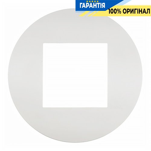 Рамка 1-місна кругла «Біла» Efapel Quadro 45 43910 TBR