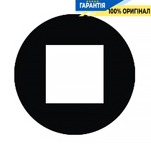 Рамка 1-місна кругла «Чорна матова» Efapel Quadro 45 43910 TPM