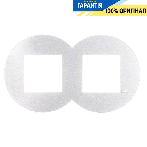 Рамка 2-місна кругла «Біла» Efapel Quadro 45 43920 TBR