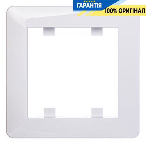 Рамка 1-кратная Hager Lumina 2 WL5010, «белая глянцевая»