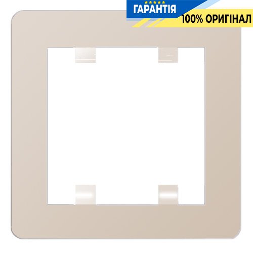 Рамка 1-кратная Hager Lumina 2 WL5011, «кремовый»