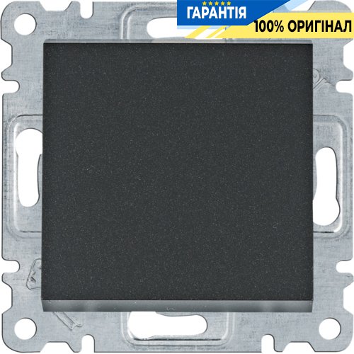 Выключатель 1-кл. универсальный 10АХ/230В Hager Lumina WL0023, «черный»