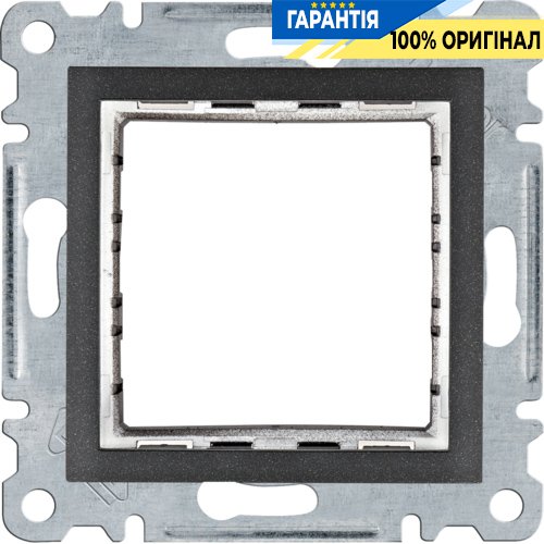 Рамка-адаптер для устройств 45х45 Hager Lumina WL2513, «черная»