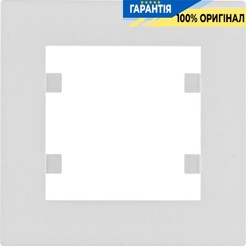 Рамка 1X, Hager Lumina-Intens WL5510, «белая»
