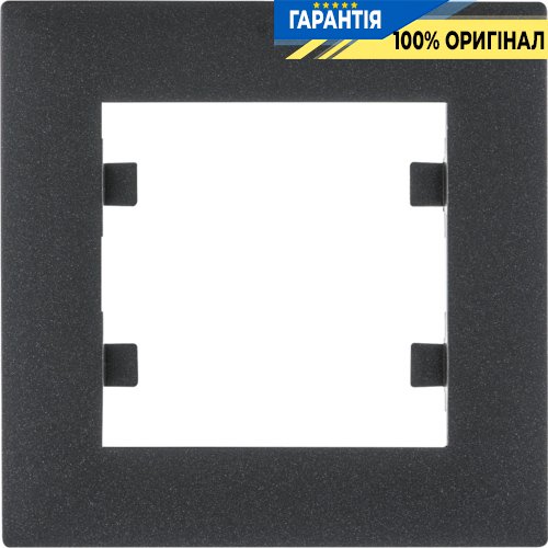 Рамка 1X, Hager Lumina-Intens WL5513, «черная»