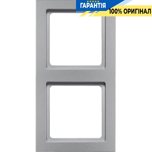 Рамка 2-кратная, алюминий, «Q.3» Berker 10126094