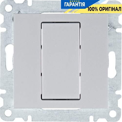 Заглушка Hager Lumina WL7012, «серебро»