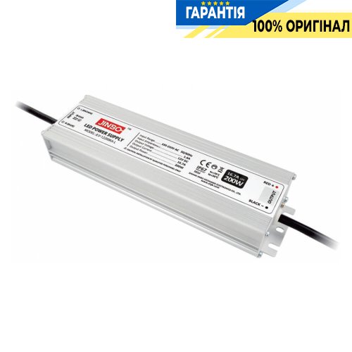 Блок питания 24V 200Вт IP67 Jinbo 18757 JLV-24200KA-L герметичный, алюминиевый корпус