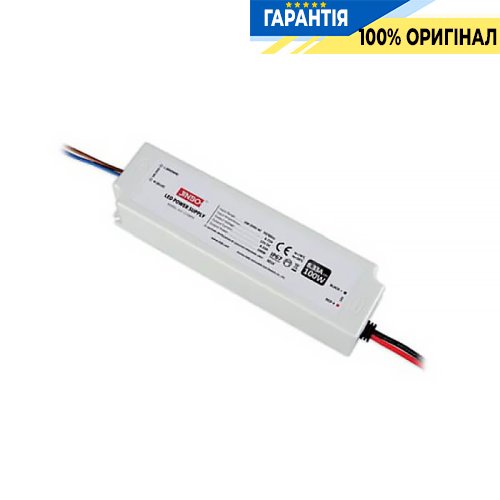 Блок живлення 12V 100Вт IP67 Jinbo 13230 JLV-12100PA герметичний, пластиковий корпус