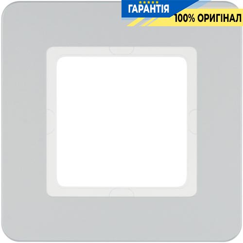 Рамка 1-а пластик алюміній Berker Q.7 10116184