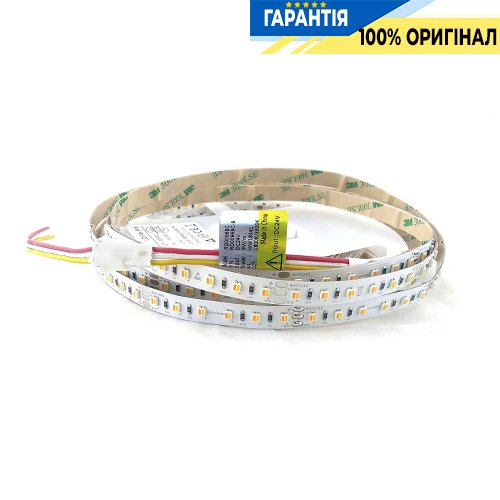 Стрічка світлодіодна 96 Led/m 2 каналу 1800K-3300К 24V, 9Вт, IP20 Rishang 14219 3528-96-IP20-WW/WW-10-24 RD0096BC-B тепле біле світло