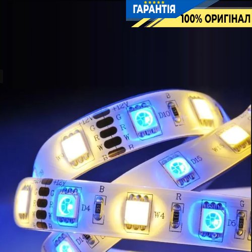 Лента светодиодная 60 Led/m RGB+2700K 24V, 17.6Вт, IP20 Rishang 10540 5050-60-IP20-RGB/WW-12-24 RD0260AC-A RGB + теплый белый свет