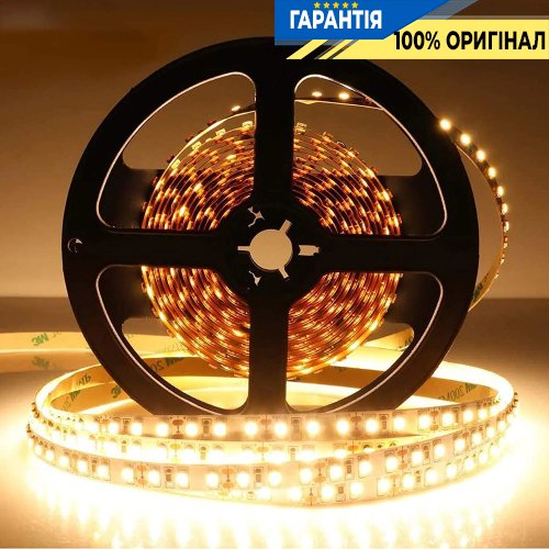 Стрічка світлодіодна 120 Led/m 3000K 48V, 9.6Вт, IP33 CRI80 e-pcb Rishang 20503 2835-120-IP33-WW-8-48 RN08C0TH-A тепле світло