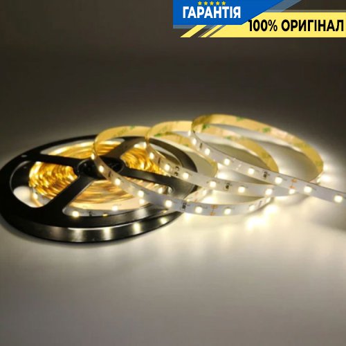 Лента светодиодная 60 Led/m 5000K 24V, 5.5Вт, IP33 CRI80 e-pcb Rishang 18979 2835-60-IP33-NW-8-24 RN0860TC-B нейтральная белая