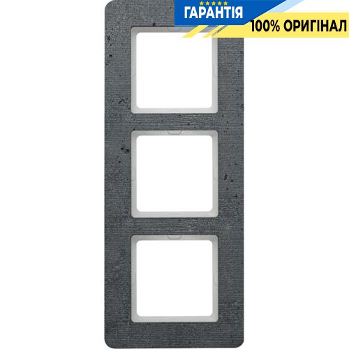 Рамка 3-а бетон Berker Q.7 10136020
