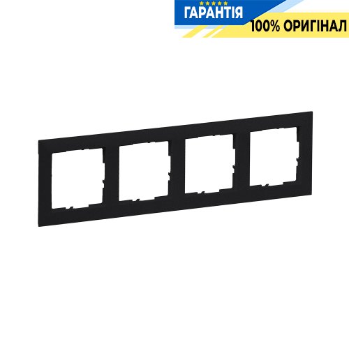 Рамка 4-а Legrand Suno 721524 чорний