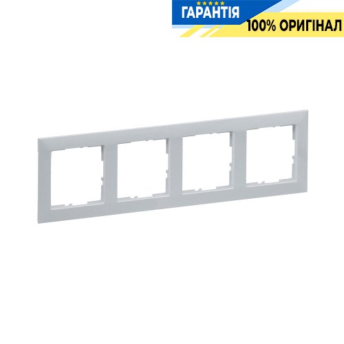 Рамка 4-а Legrand Suno 721514 алюміній