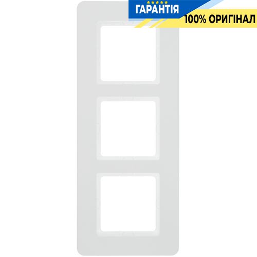Рамка 3-а пластик полярна білизна Berker Q.7 10136189