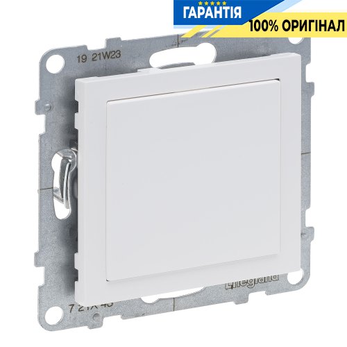 Заглушка з адаптером MOSAIC Legrand Suno 721143 білий