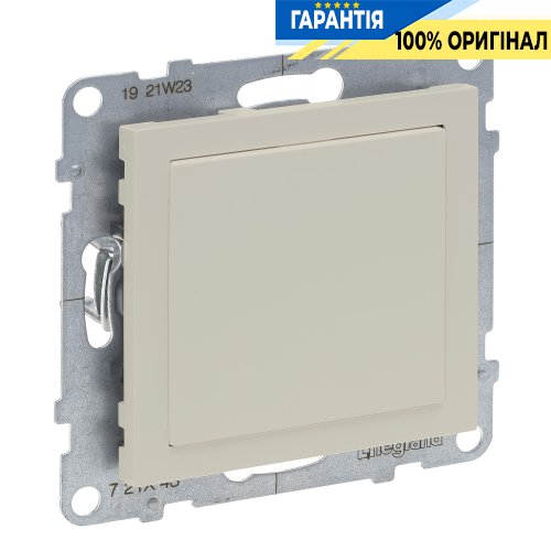 Заглушка з адаптером MOSAIC Legrand Suno 721243 слонова кістка